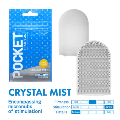 Tenga Pocket Masturbator Stroker Sleeve Crystal Mist