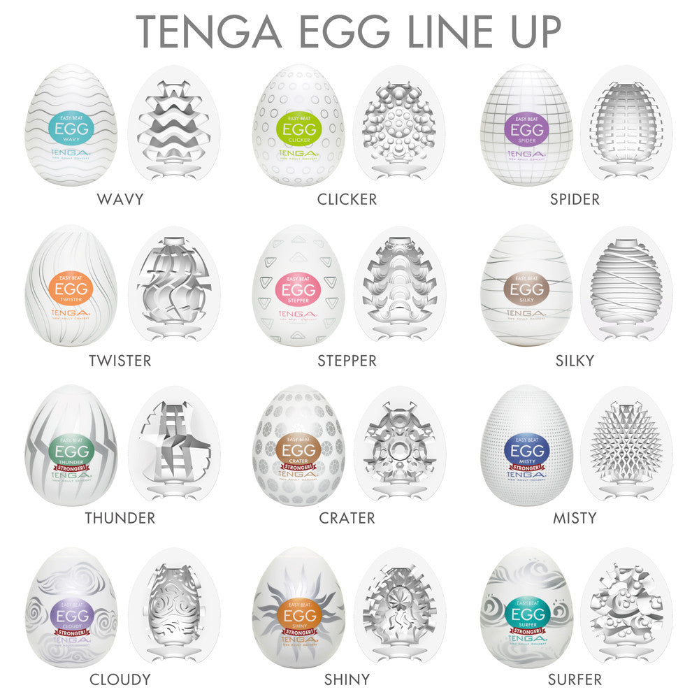 TENGA Easy Beat Egg Penis Sleeves 6 pack - Wonder – The Pleasure