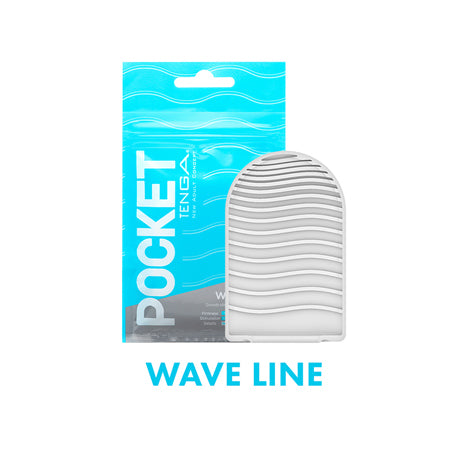 Tenga Pocket Masturbator Stroker Sleeve Wavy line