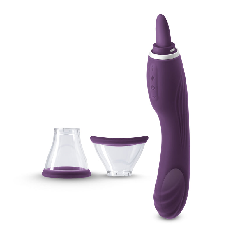 Inya Triple Delight Licking and Suction Vibrator