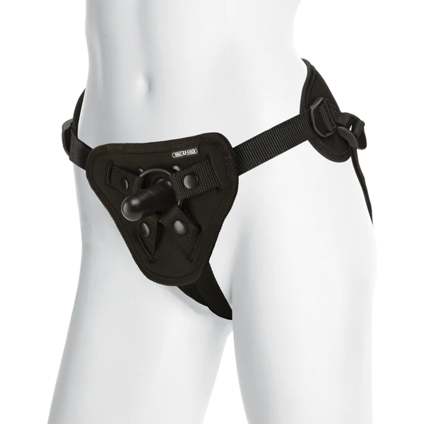 Vac-U-Lock Platinum - Supreme Harness - With Plug Black