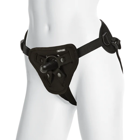 Vac-U-Lock Platinum - Supreme Harness - With Plug Black