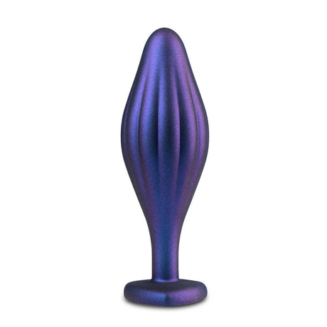 Anal Adventures Matrix Wavy Bling Plug - Sapphire