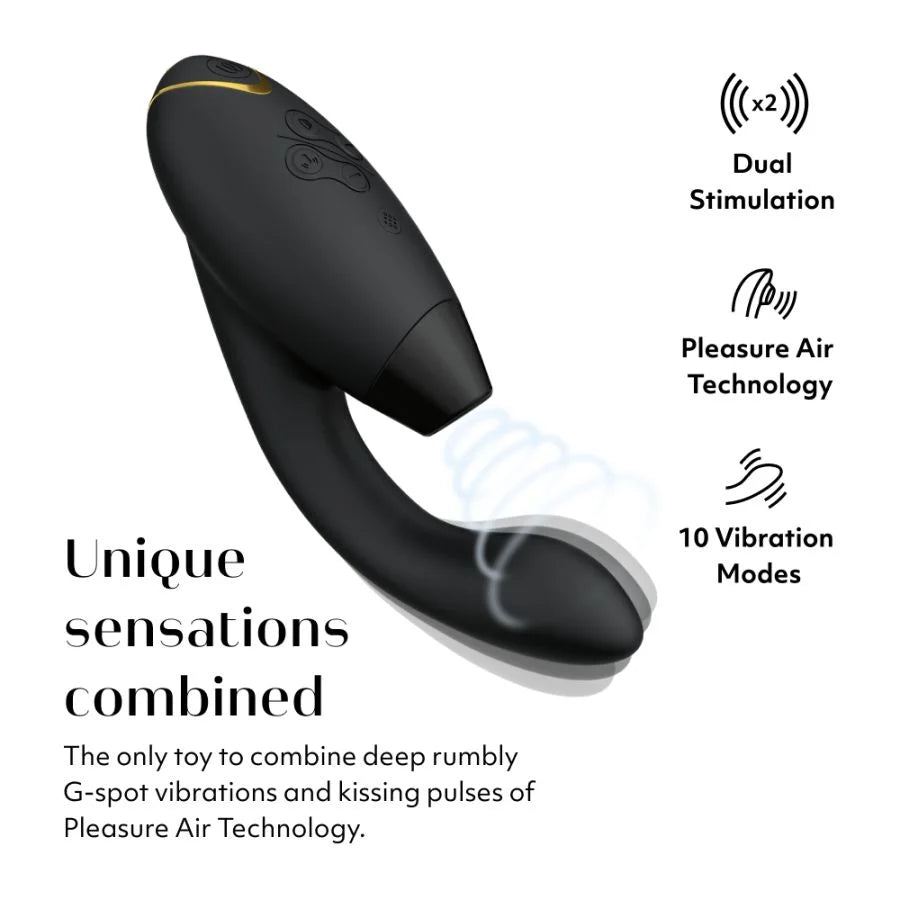 Womanizer Duo 2 Dual Stimulator Air Pulse Vibrator