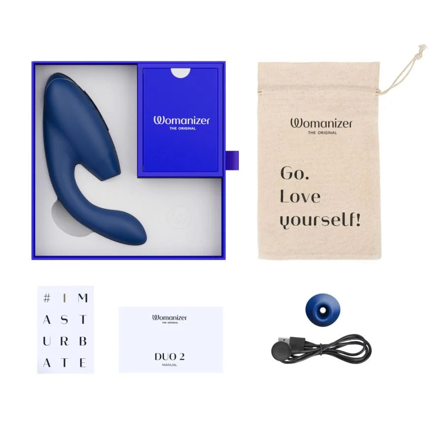 Womanizer Duo 2 Dual Stimulator Air Pulse Vibrator