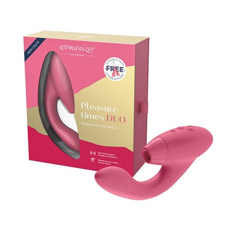 Womanizer Duo Dual Stimulator Air Pulse Vibrator