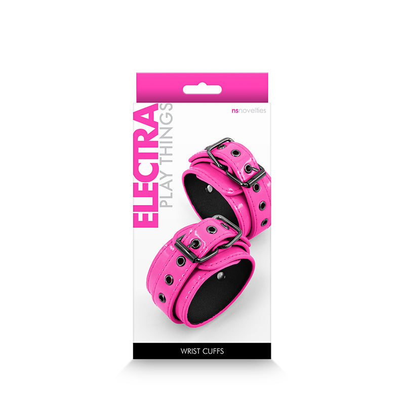 Electra Play Things Wrist Cuffs Restraints - Pink